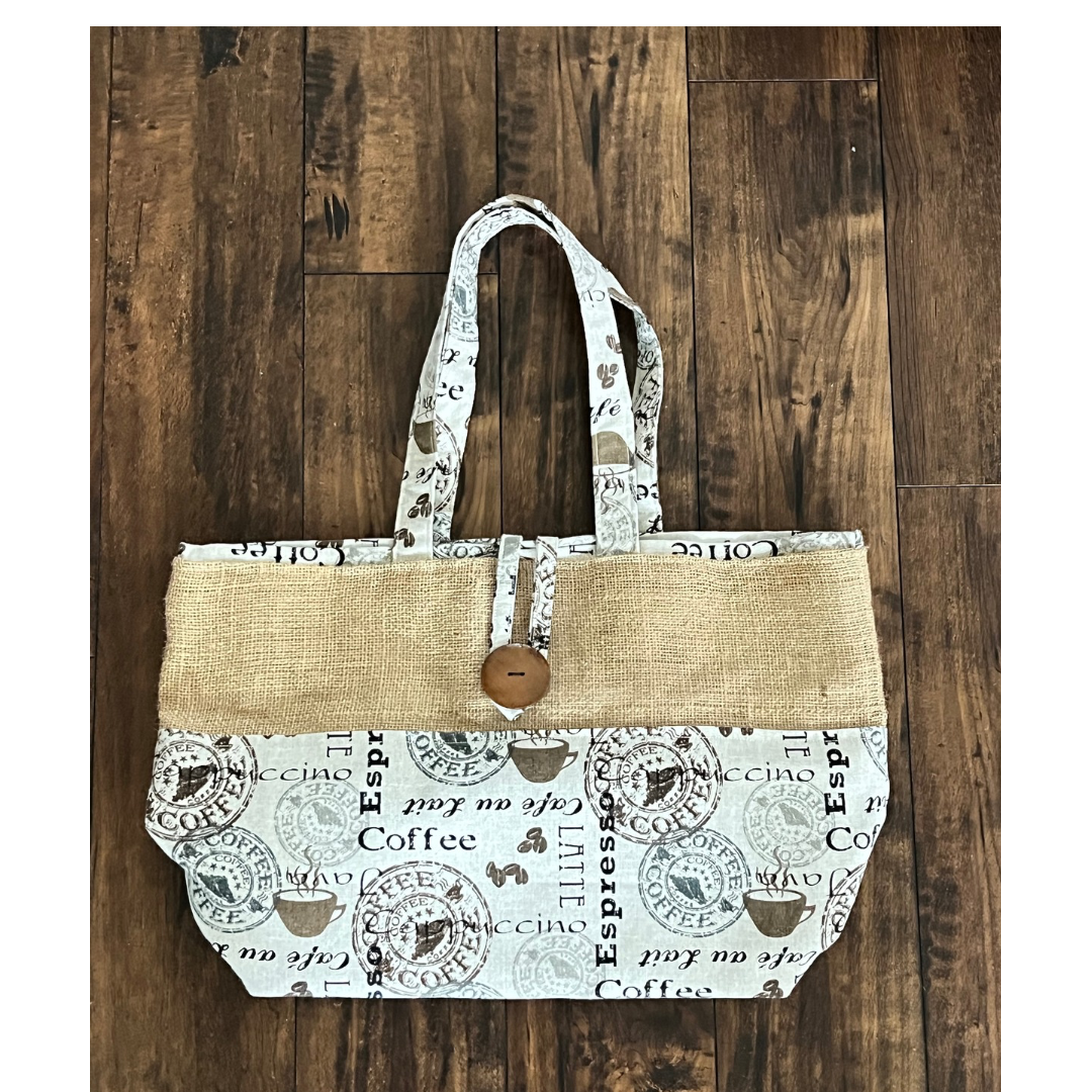 Handmade Market Bag - Coffee