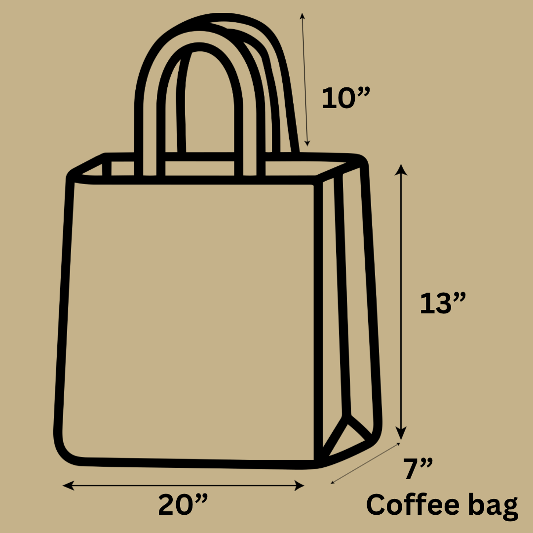 Handmade Market Bag - Coffee